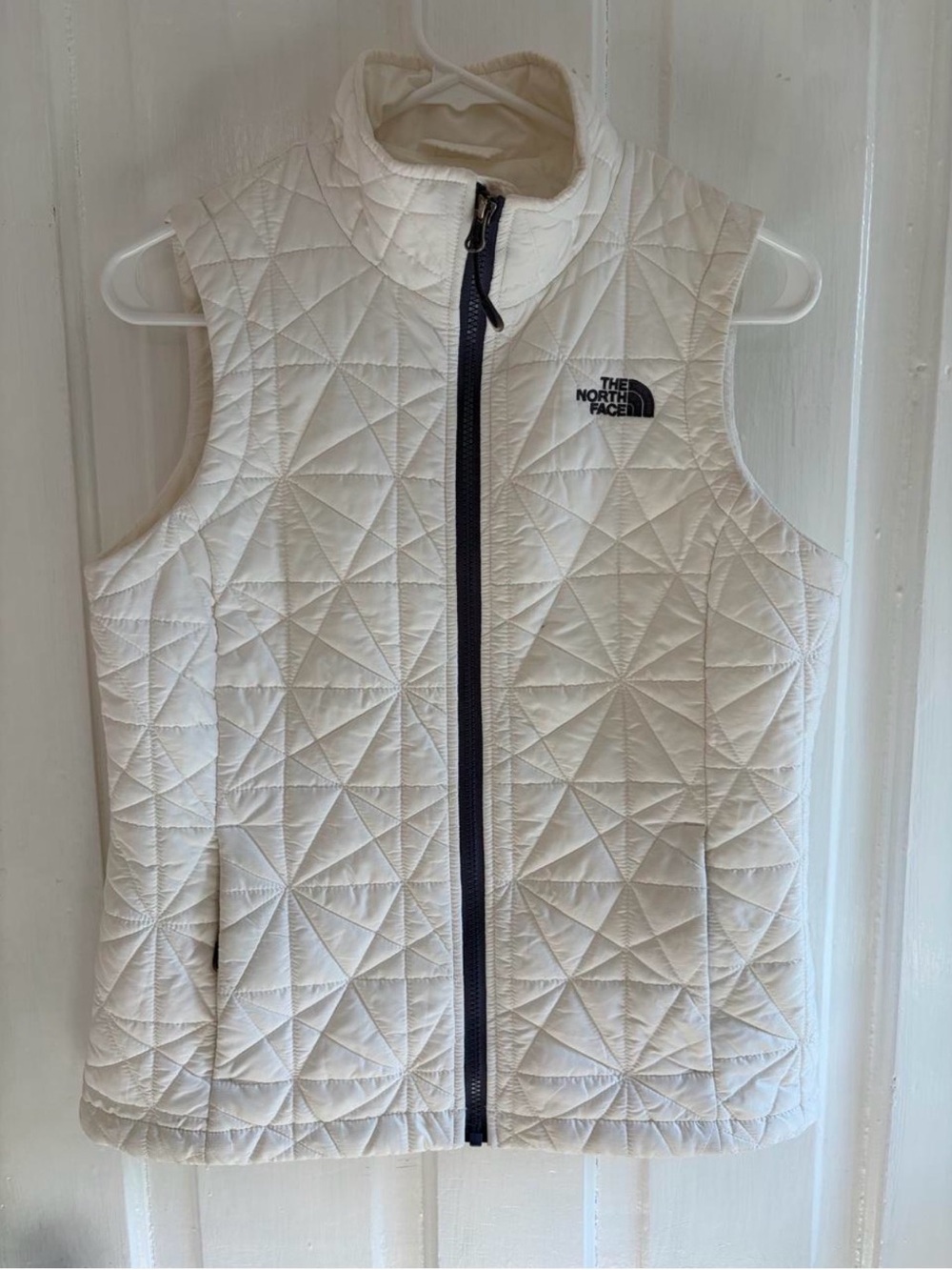 White Quilted Vest